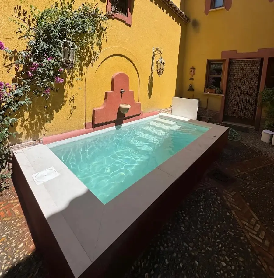 Piscina Revestida de Microcemento